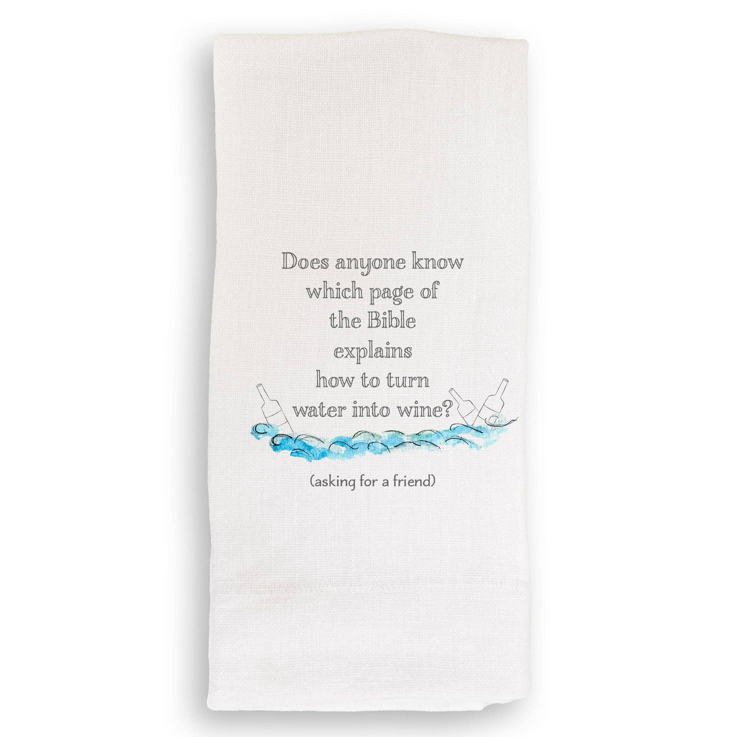 Water Into Wine: Dishtowel / -