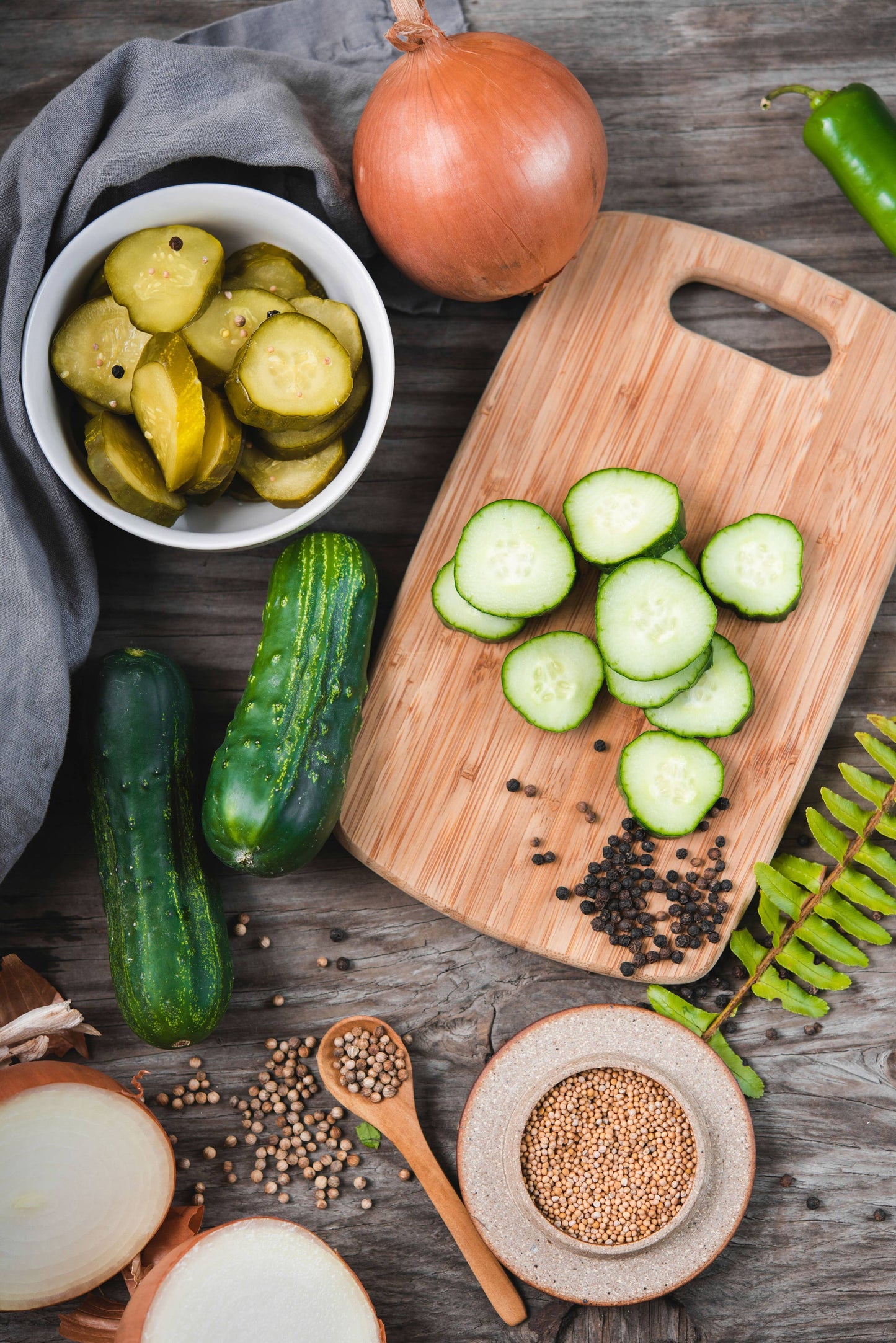 Bread and Buddhas - Semi-sweet Bread & Butter Style Pickles
