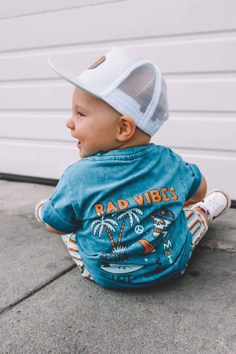 Rad To The Bone Tee: 4T