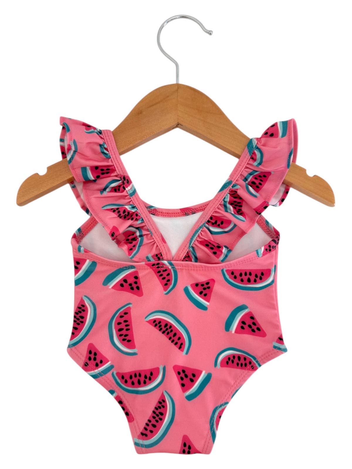 Watermelon / Isla Swimsuit / UPF 50+: 3-6M