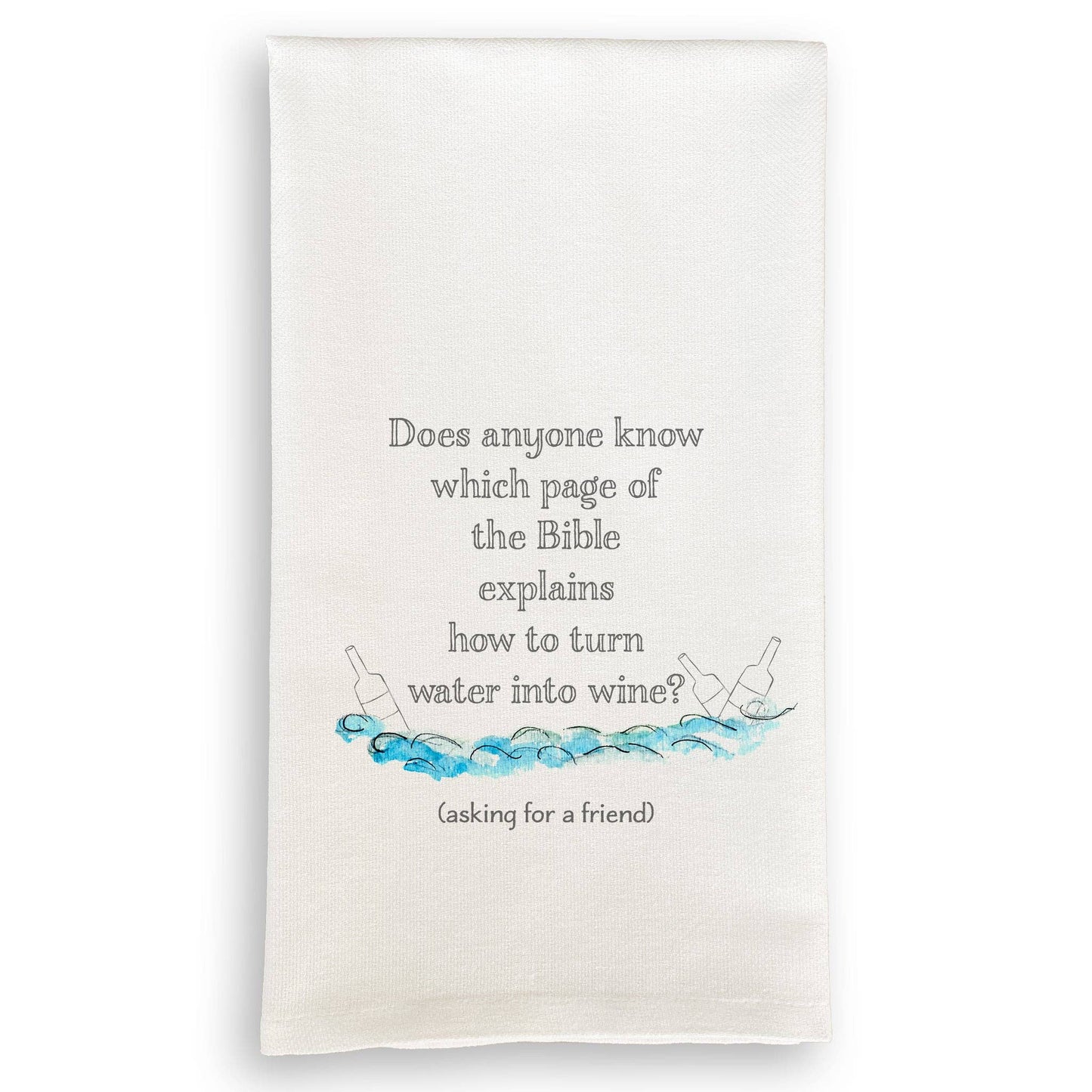 Water Into Wine: Dishtowel / -