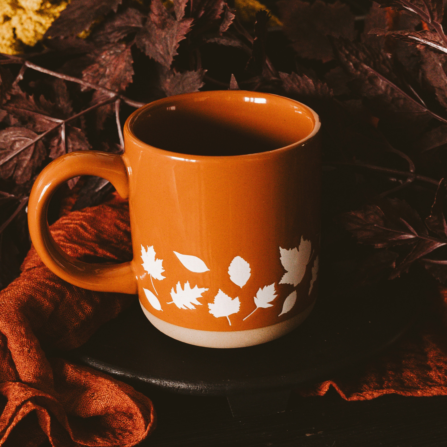 *NEW* Fall Leaves Stoneware Coffee Mug - Fall Decor & Gifts