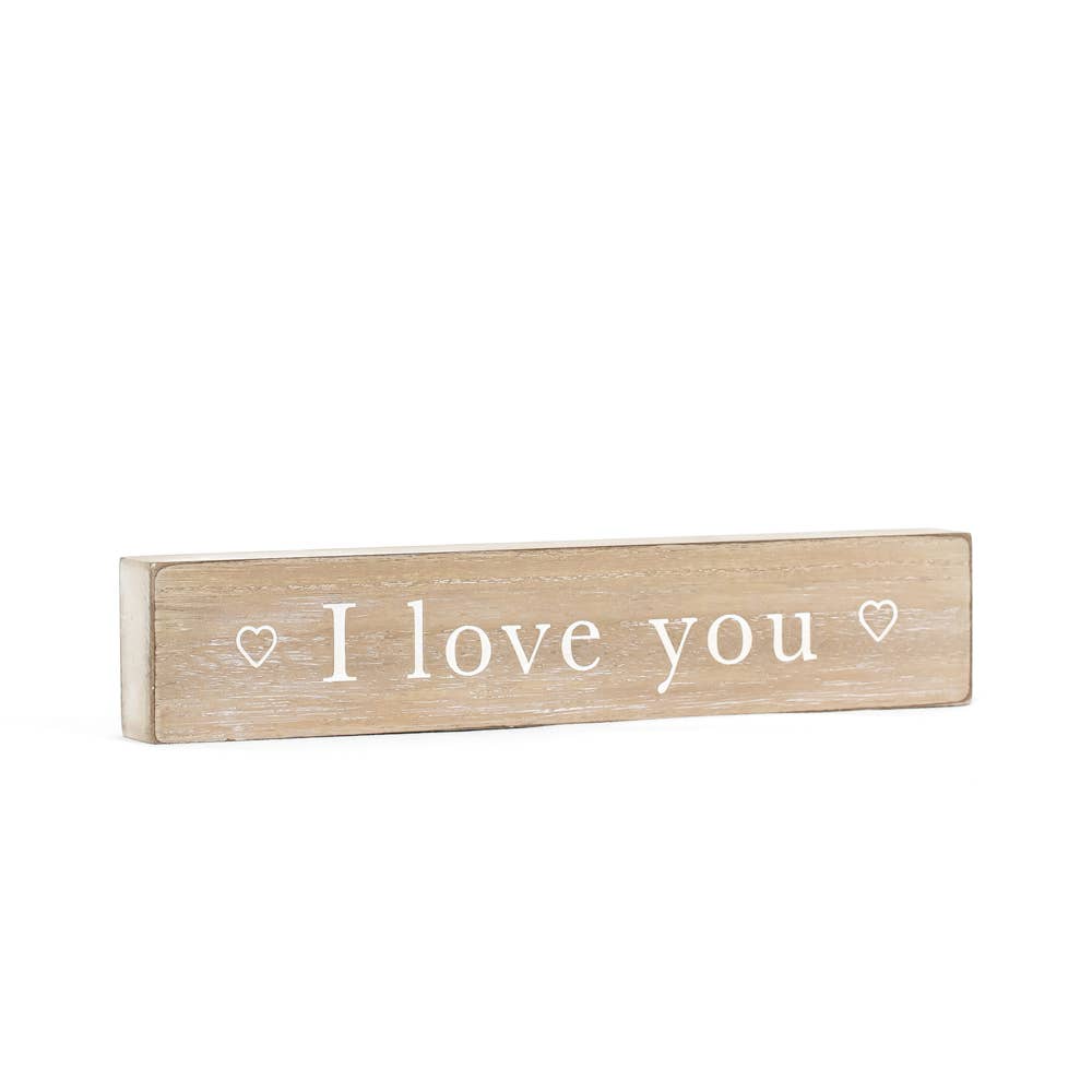 11832 - 10x2 rvs wd brick (LOVE/BEGINS) EVERYDAY VALENTINE