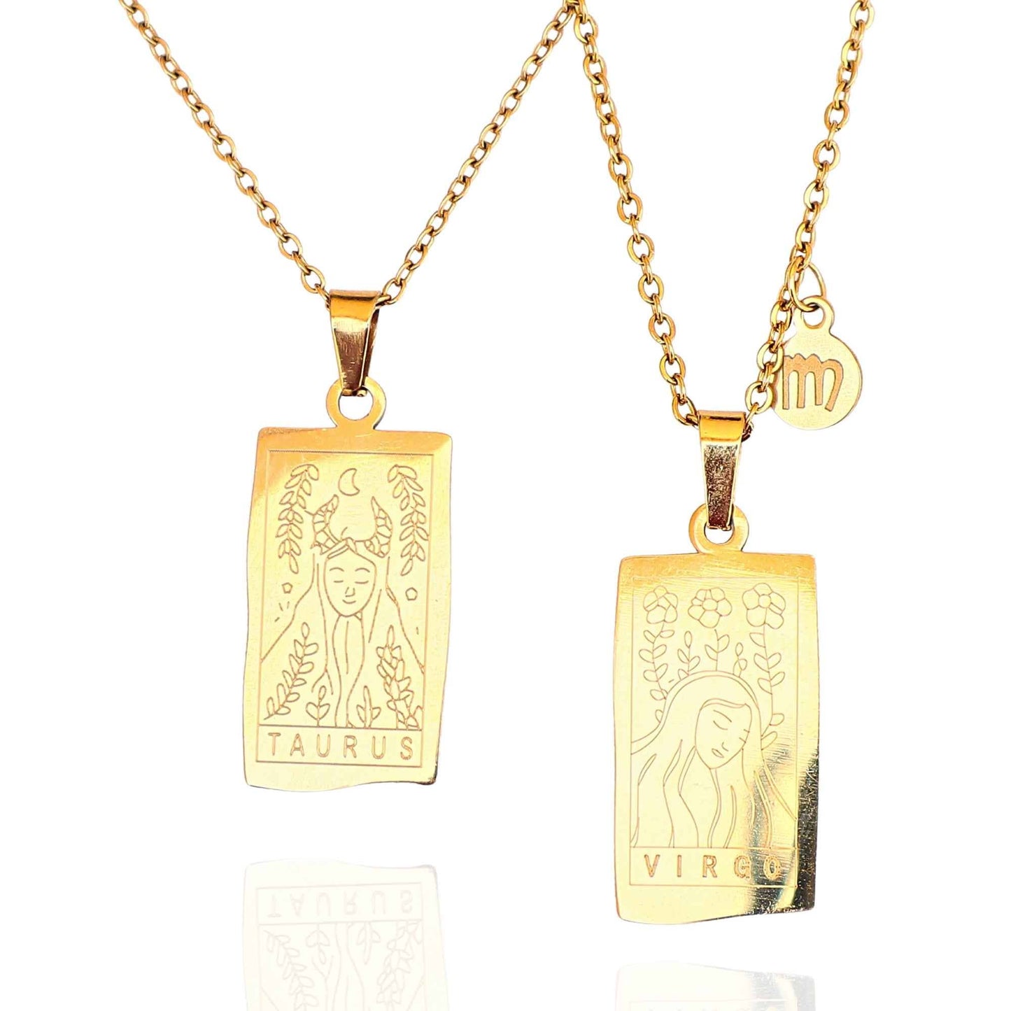 Minimalist Zodiac Necklace: Leo