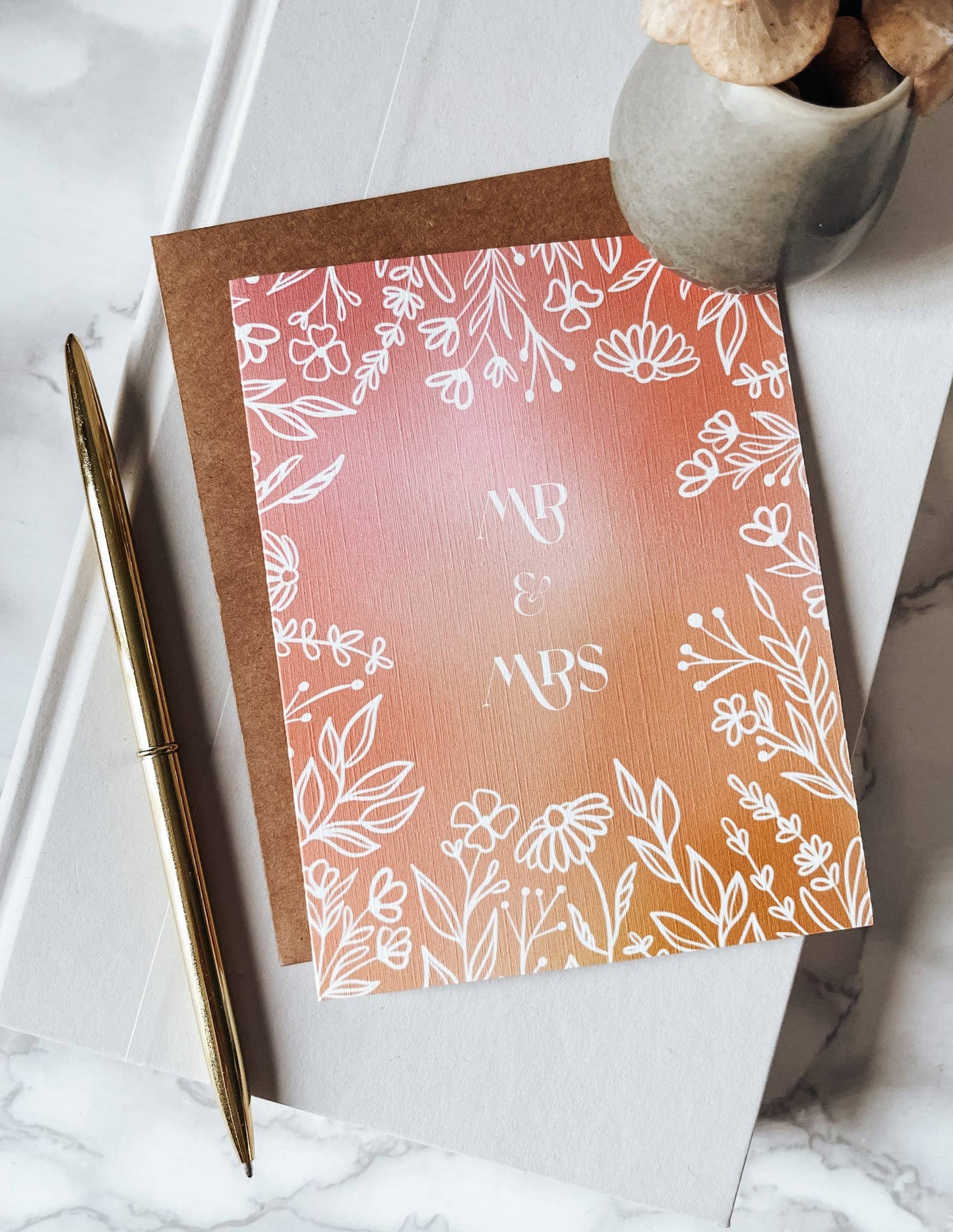 Mr. & Mrs. Greeting Card