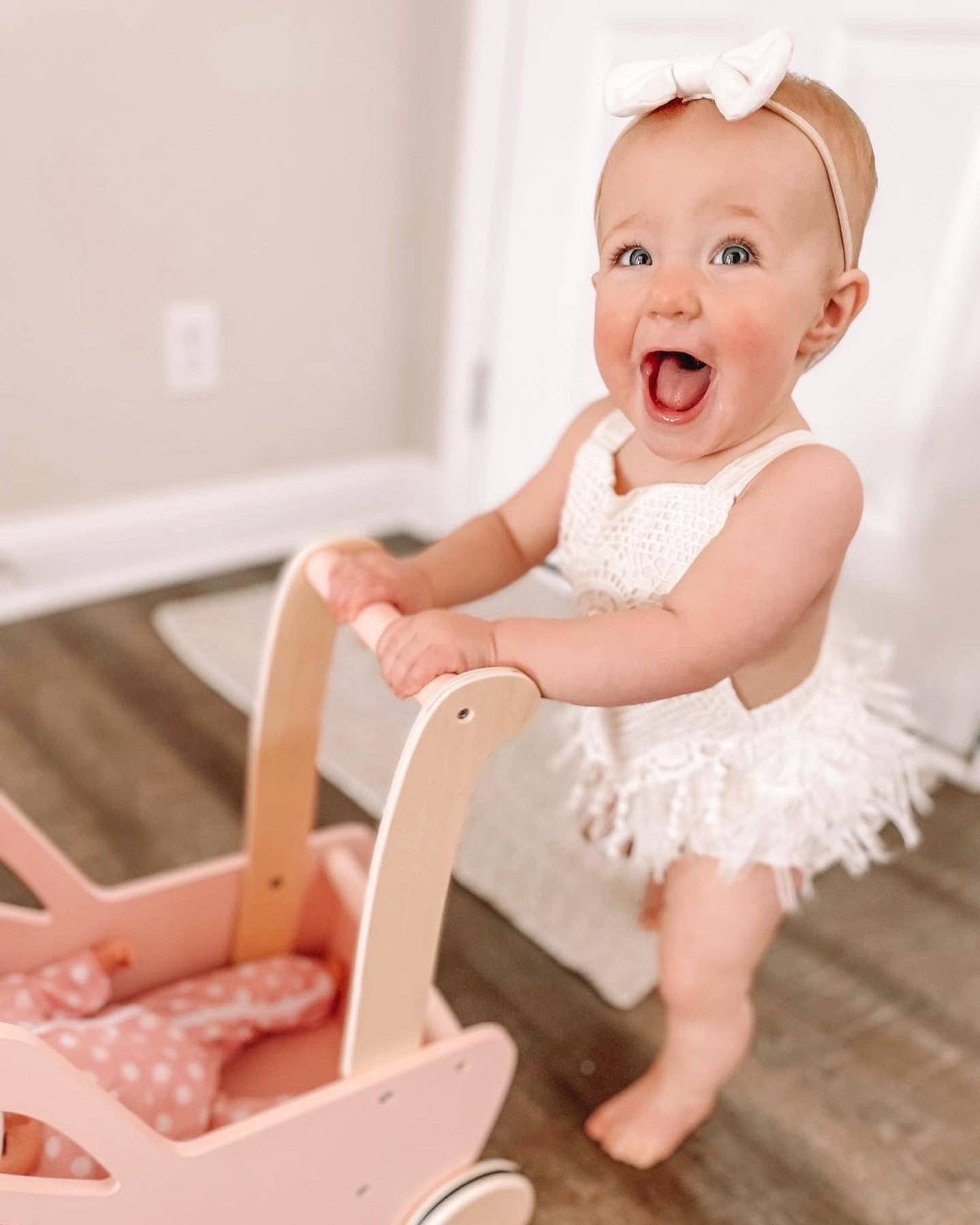 Luna | Boho Romper: 12-18m