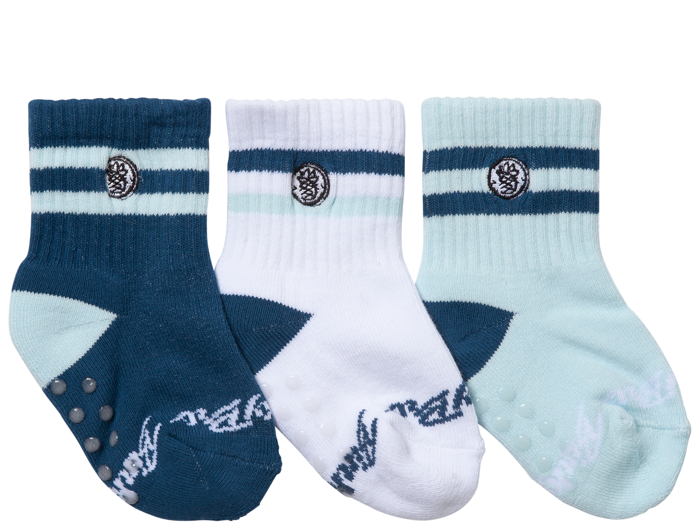 3-Pack Indigo socks: Toddler (12 months - 3 years)