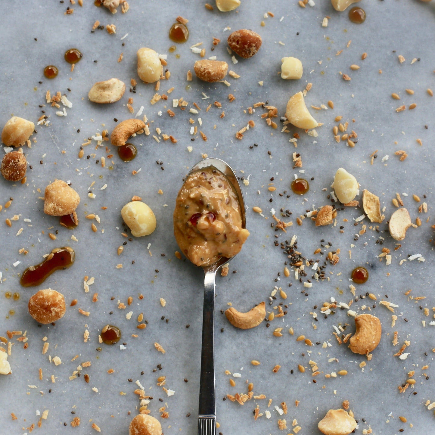 12oz - Toasted Macadamia Nut w/ Chia + Flaxseed