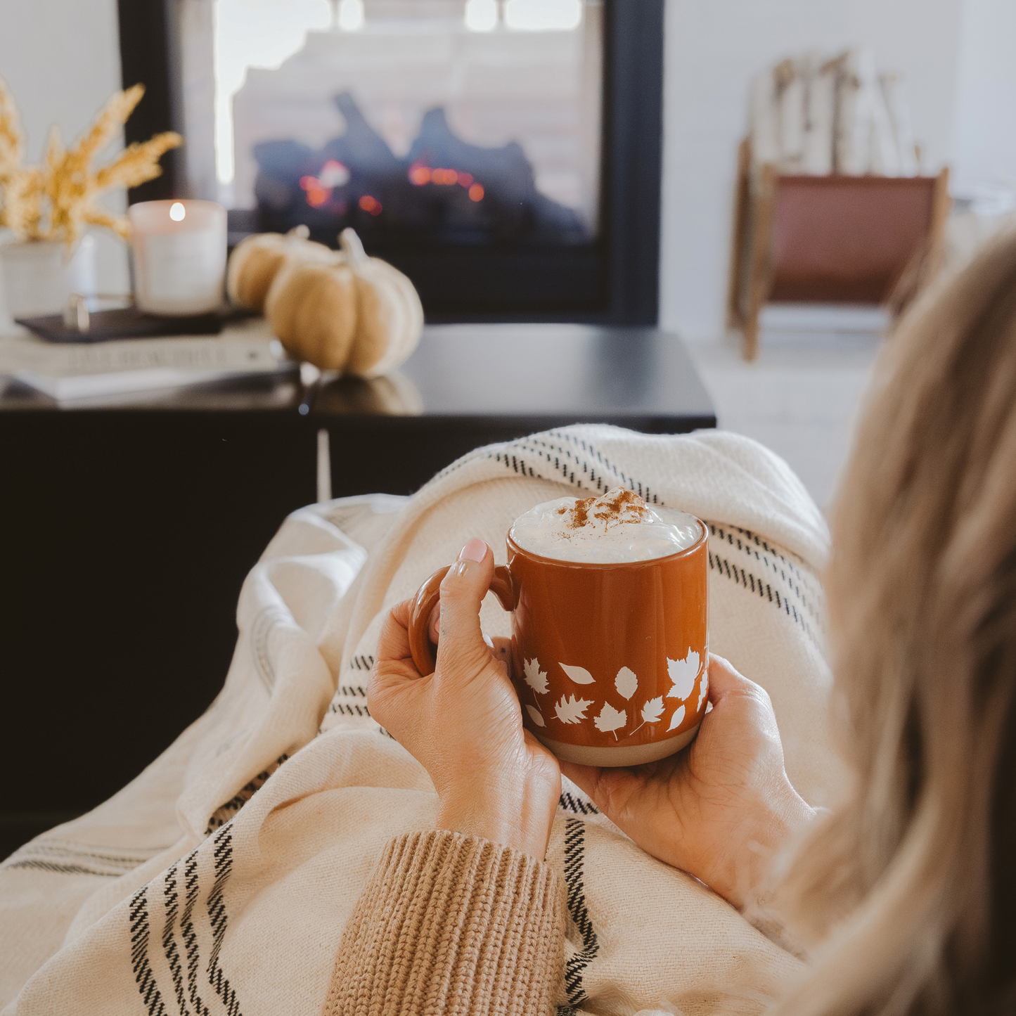 *NEW* Fall Leaves Stoneware Coffee Mug - Fall Decor & Gifts