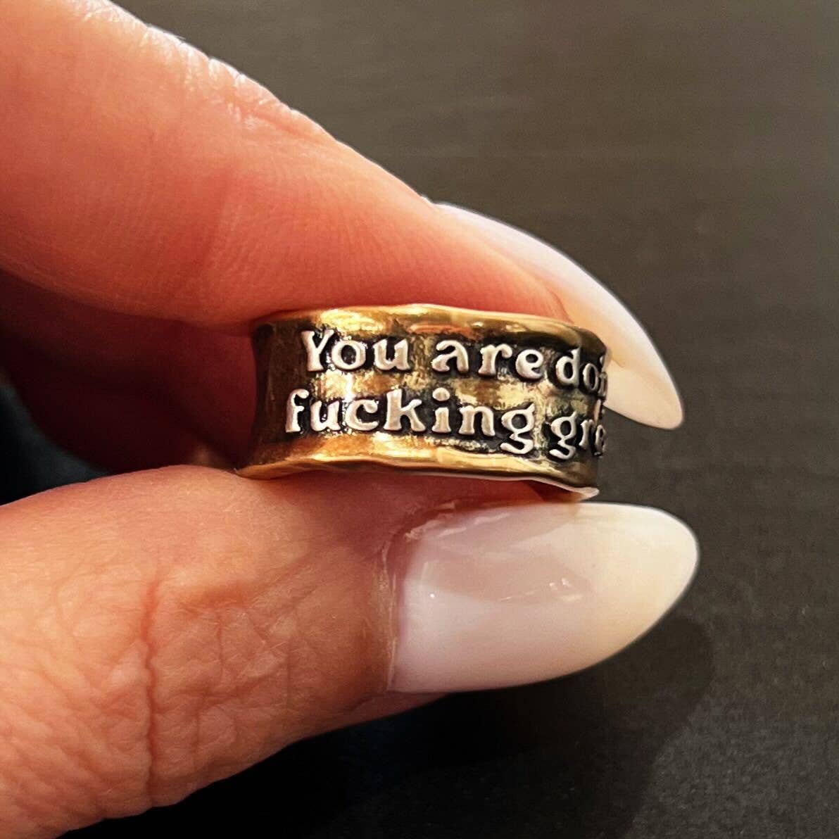 YOU ARE DOING FUCKING GREAT | Remember Ring: M (8-10)