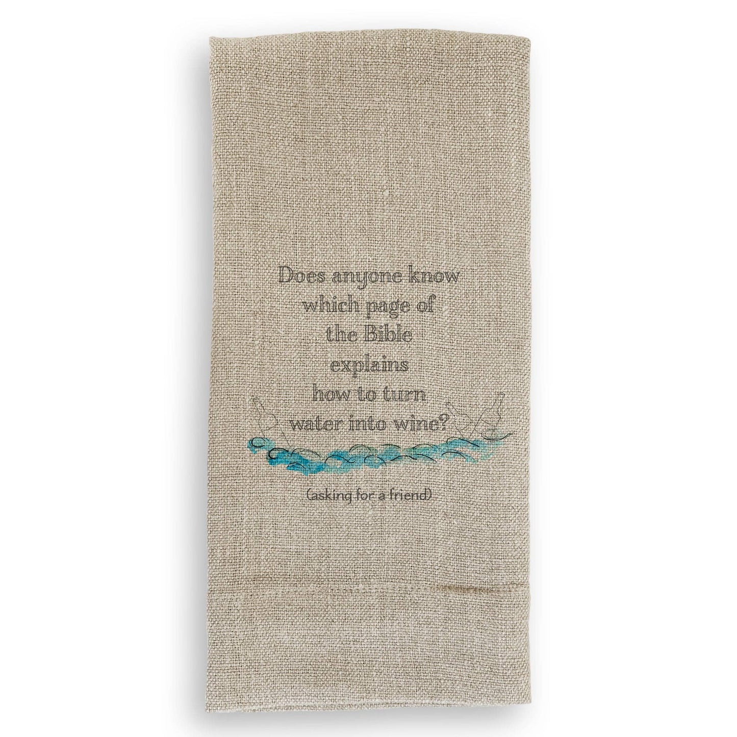 Water Into Wine: Dishtowel / -