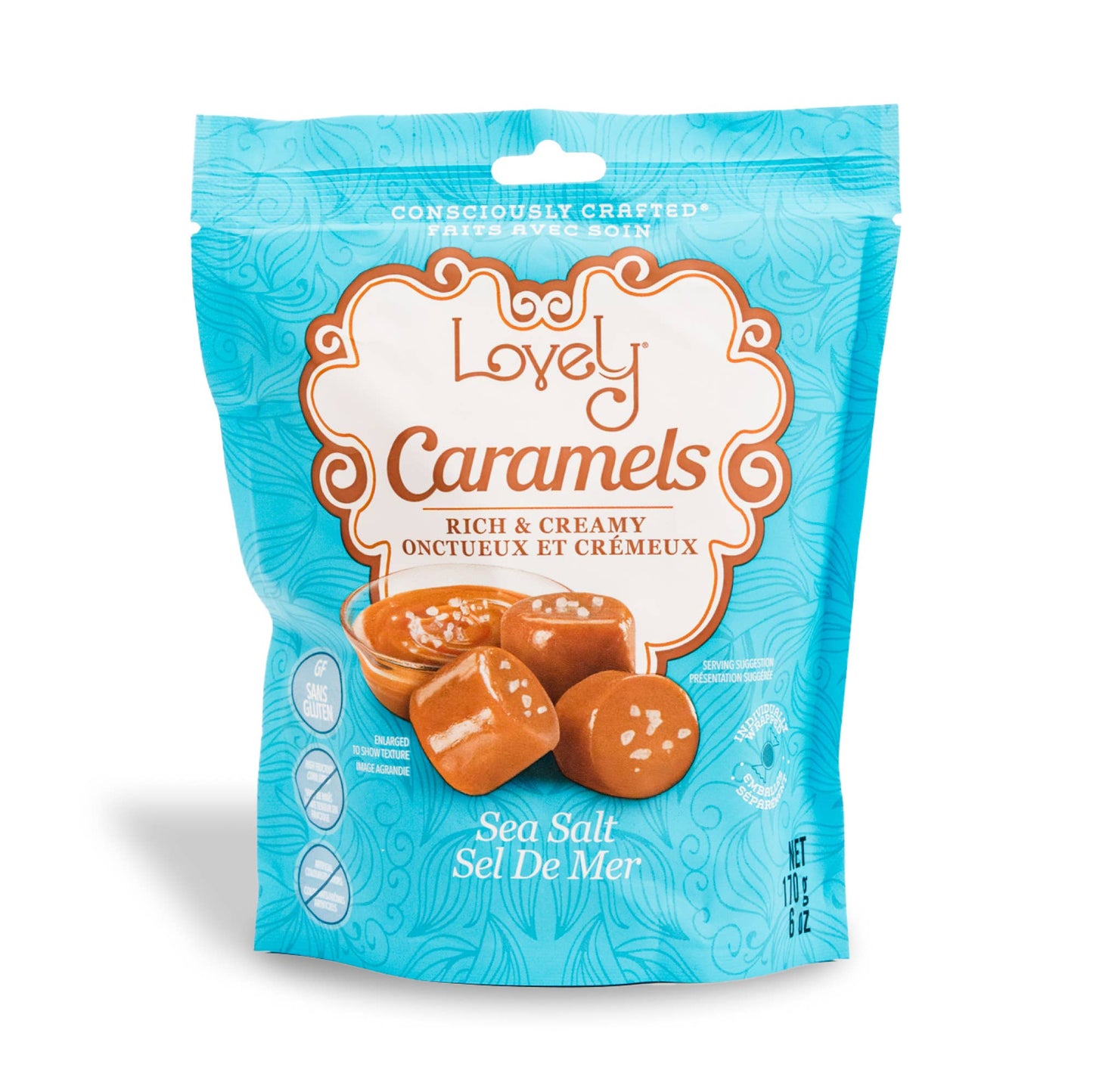Sea Salt Caramel Candy - Gluten Free, Non-GMO