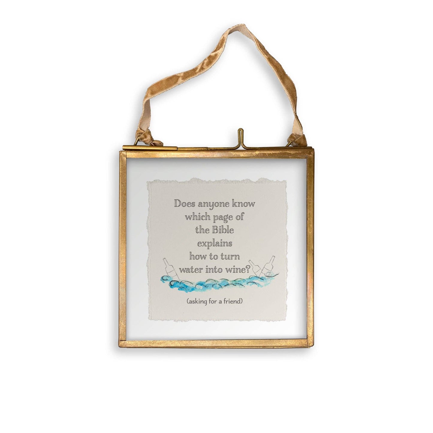 Water Into Wine: Dishtowel / -