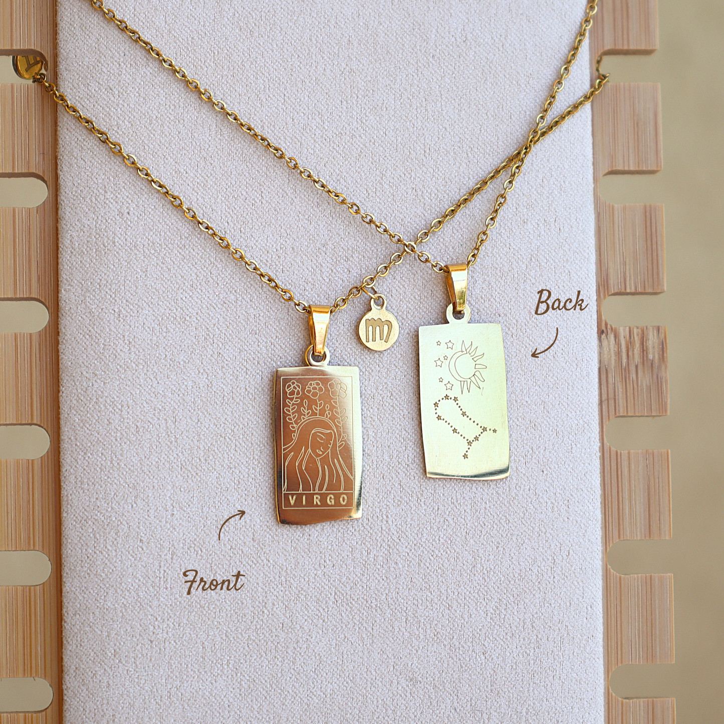 Minimalist Zodiac Necklace: Leo