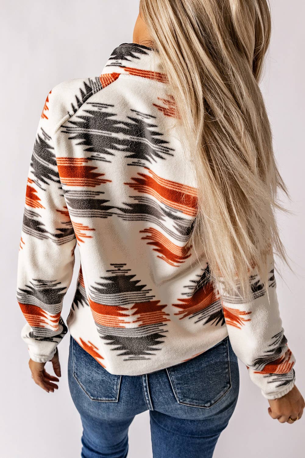 Rustic Charm: Snap Buttoned Fleece Jacket: S / Green