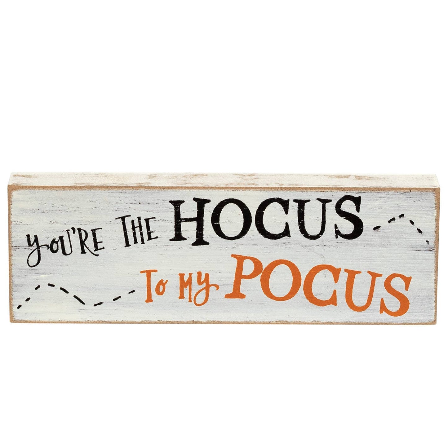 2/Set - Hocus Pocus Wooden Block & Witch Hat Sitters
