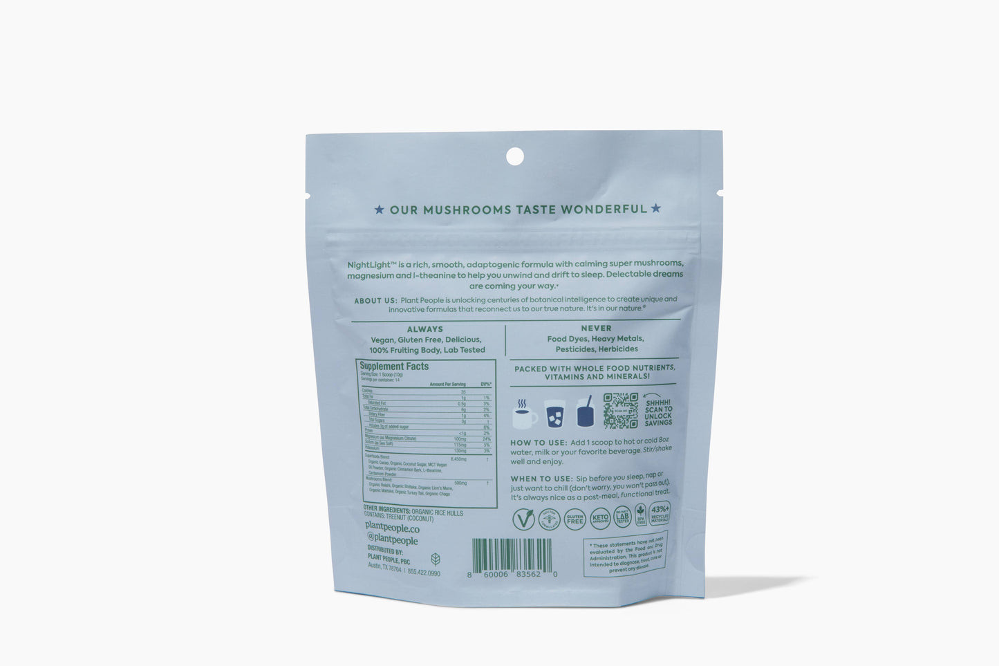 NightLight - Calming & Chill Mushroom Cacao Mix