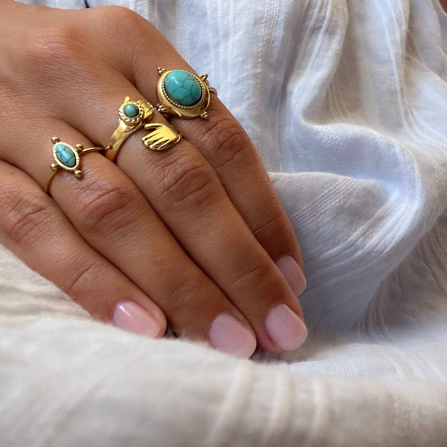 Turquoise Hug Ring