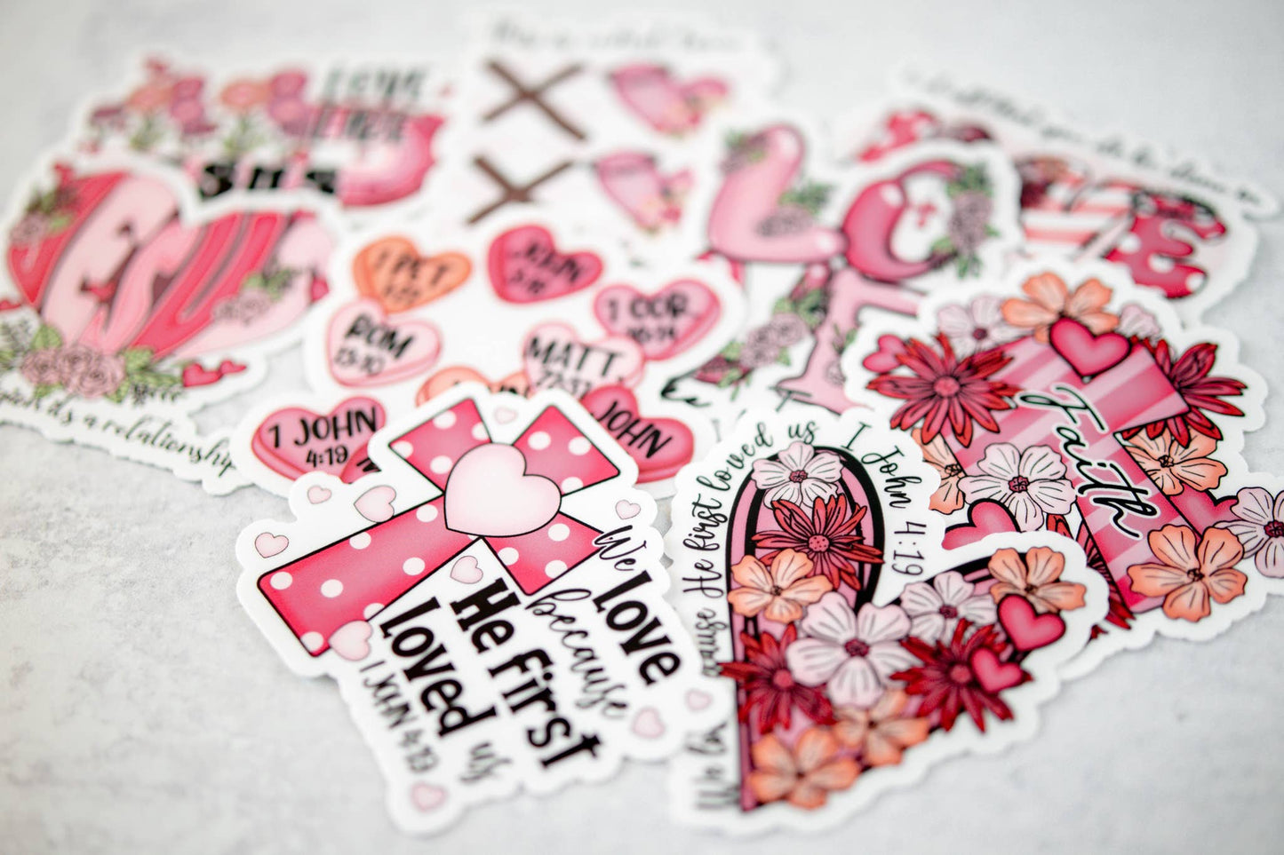 Love Like Jesus, Vinyl Sticker, 3x3 in.