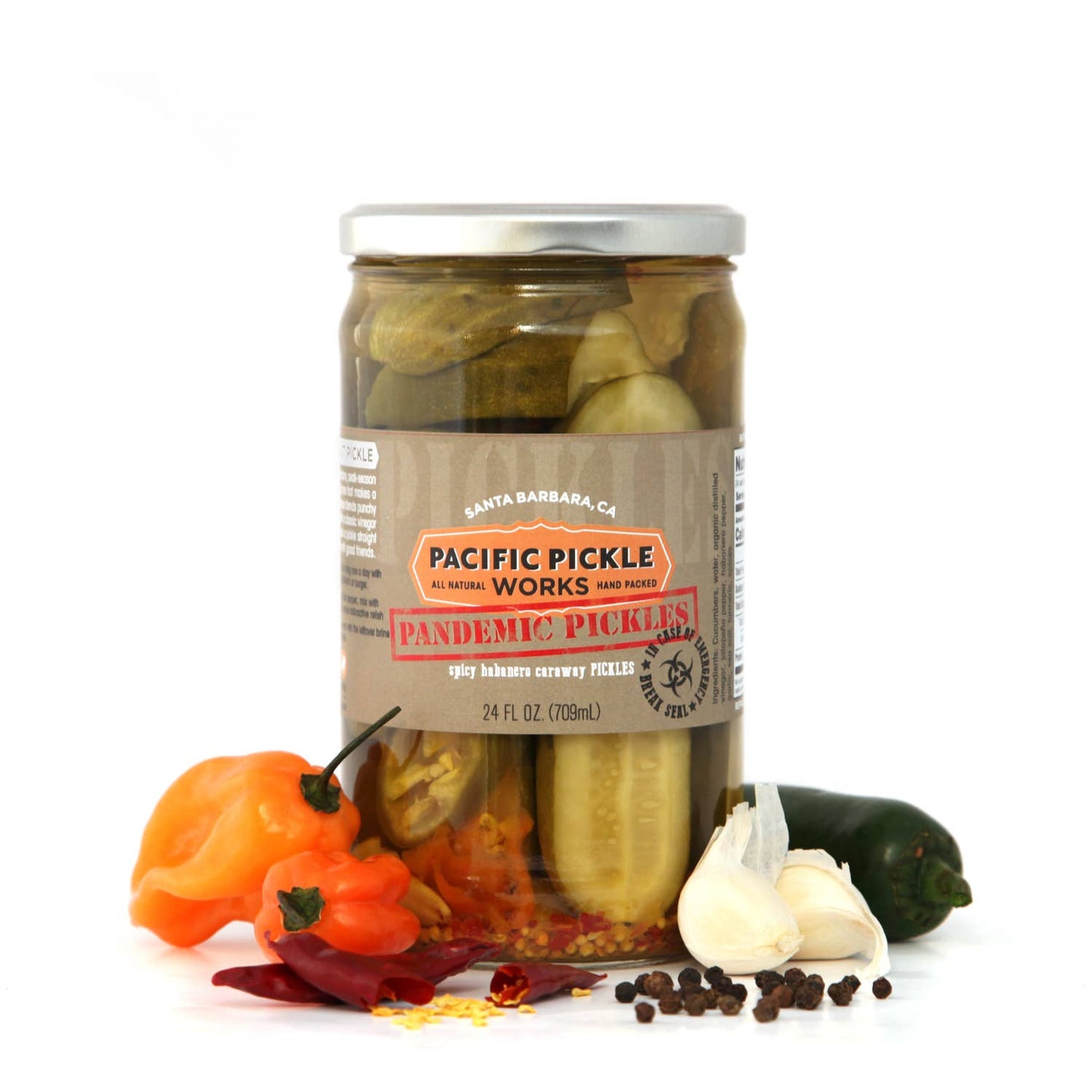 Pandemic Pickles - Habanero Caraway Pickles