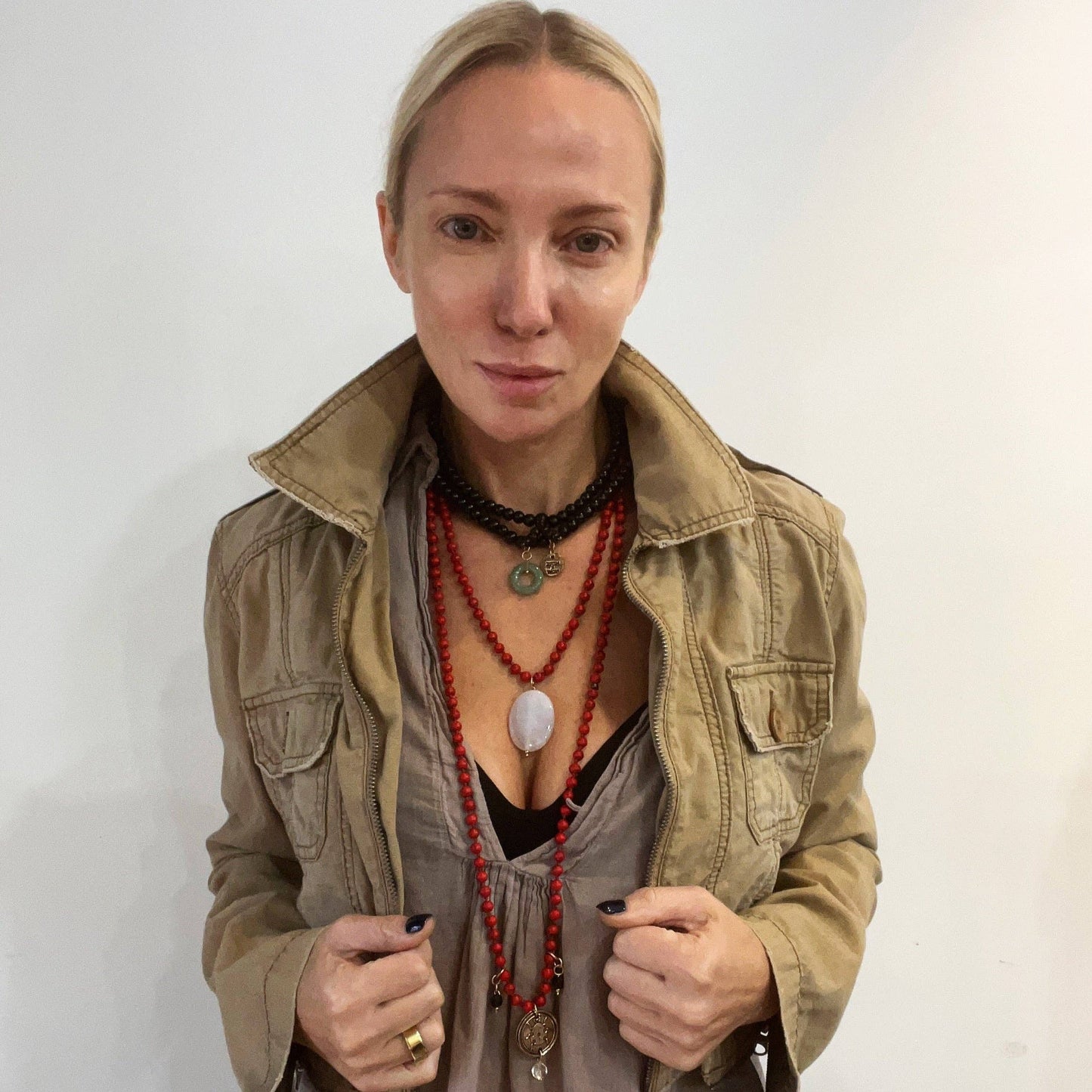 REMEMBER WHO THE FUCK YOU ARE | Boho Wrap: Green / S/M / Gold
