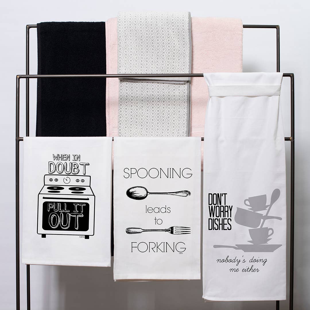 When In Doubt Pull It Out | Kitchen Towel Quirky Gift