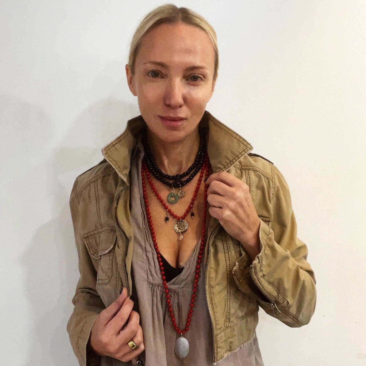REMEMBER WHO THE FUCK YOU ARE | Boho Wrap: Green / S/M / Gold