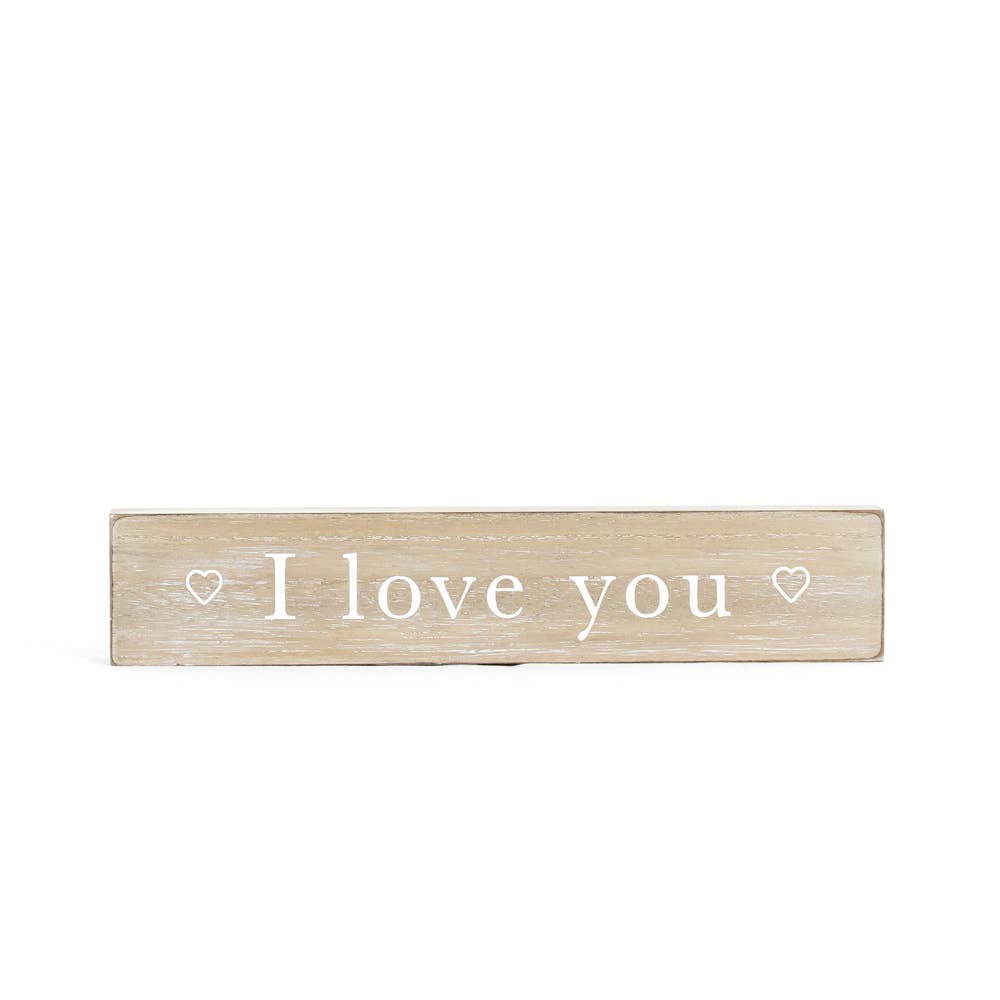 11832 - 10x2 rvs wd brick (LOVE/BEGINS) EVERYDAY VALENTINE