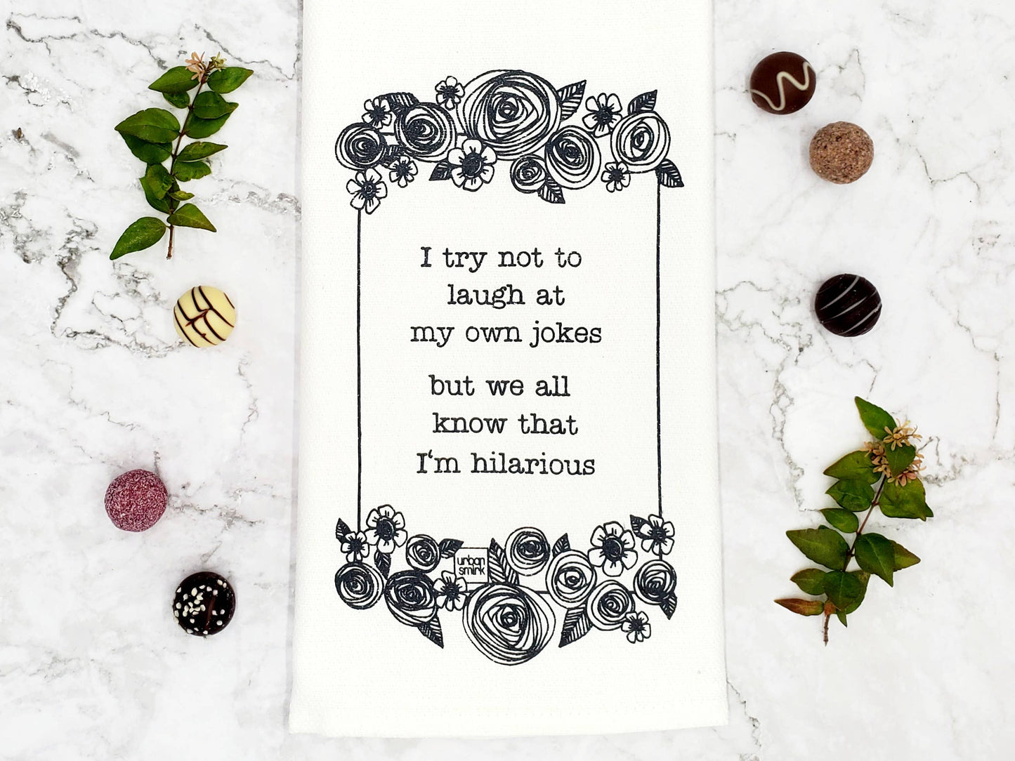 I'm Hilarious Funny Kitchen Towel for Dads, Friends & Family