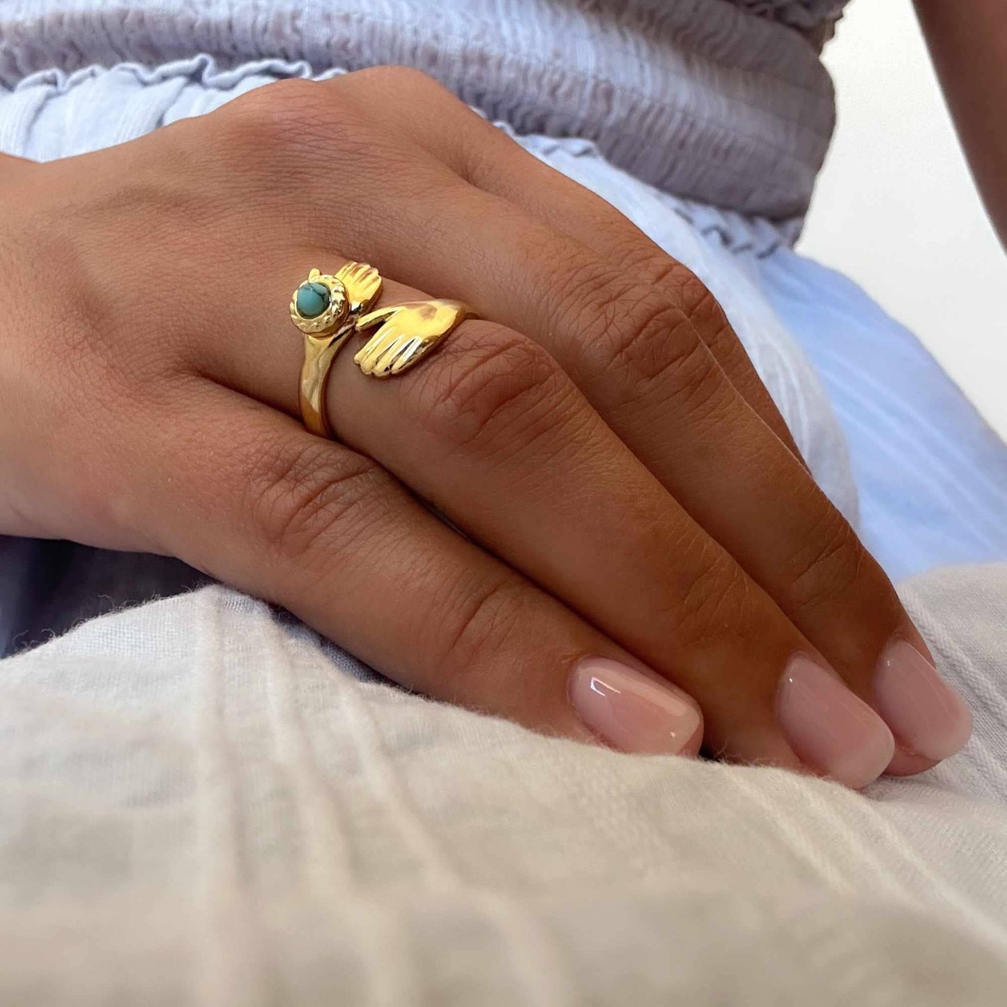 Turquoise Hug Ring