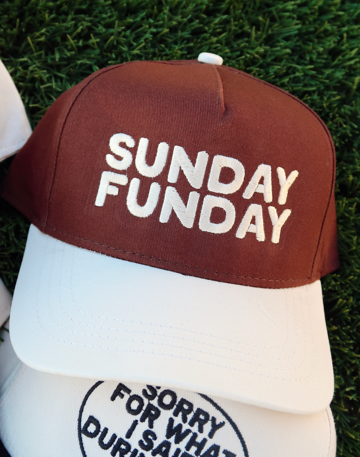 Sunday Funday Embroidered Hat - Game Day Hat