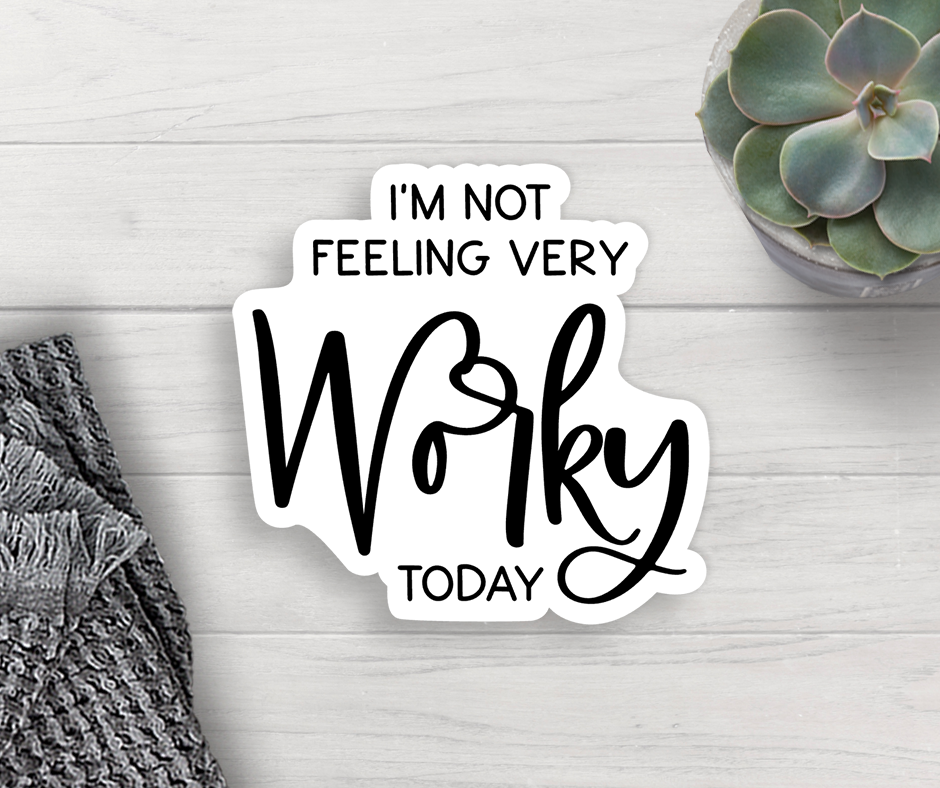 Worky Vinyl Sticker