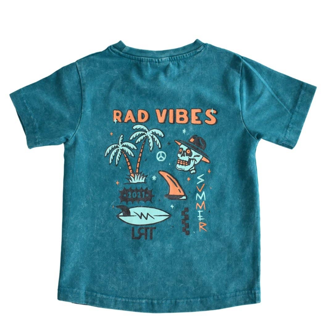Rad To The Bone Tee: 4T