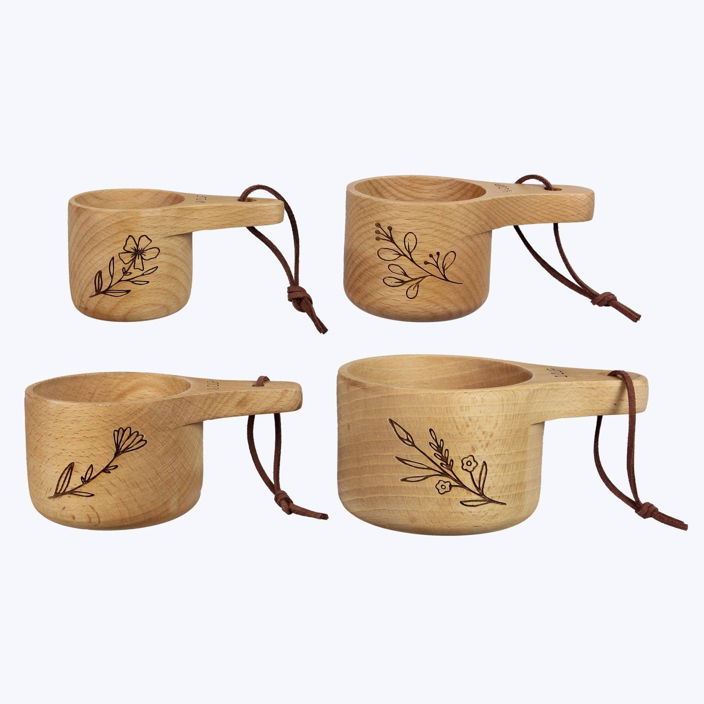 Wood Measuring Cups Baker Gift Set (SKU#: 23287)