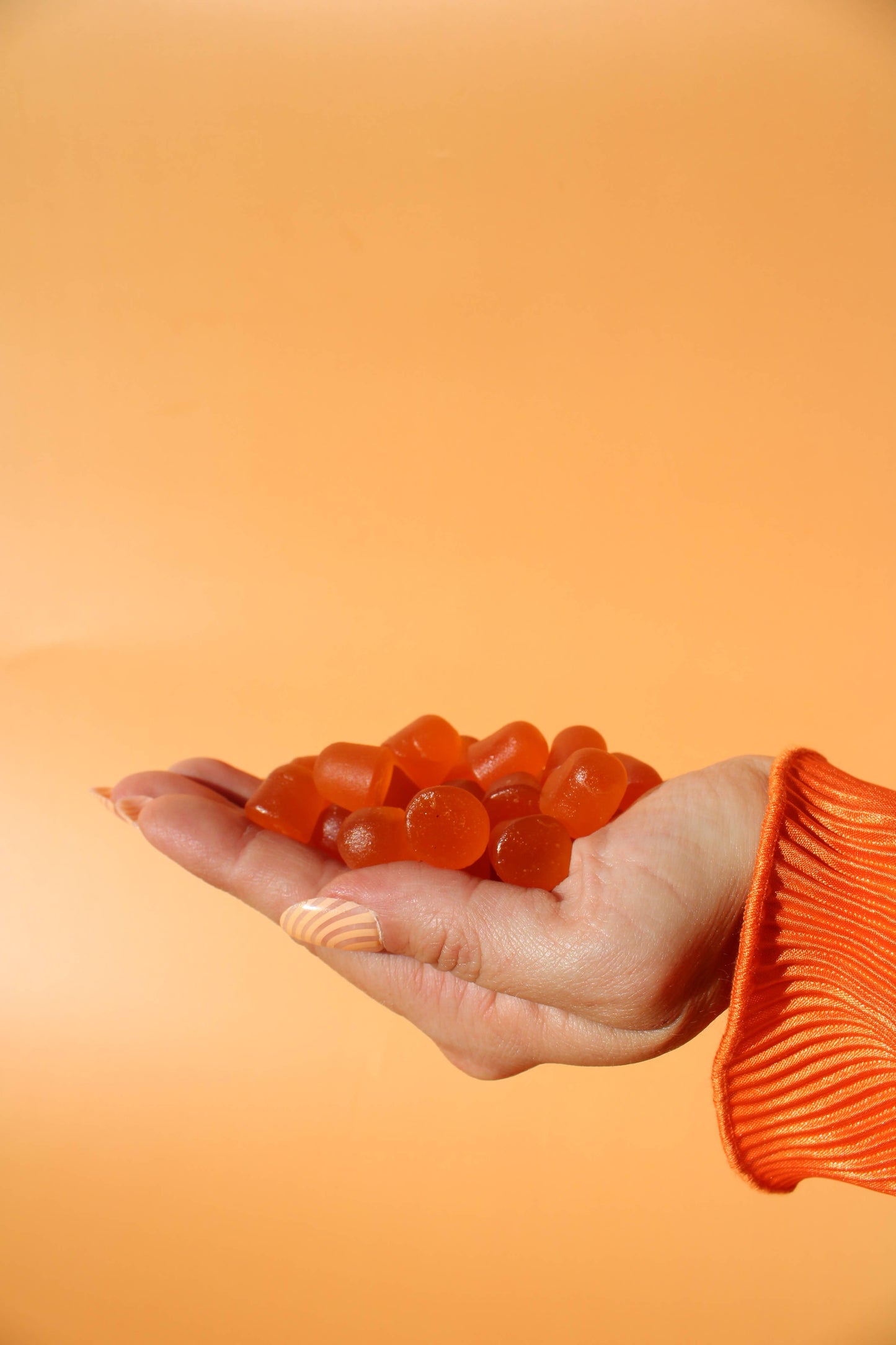 12pk Orange Cream Gummy Candy, Low Sugar 5g, Prebiotics: 12 Bags
