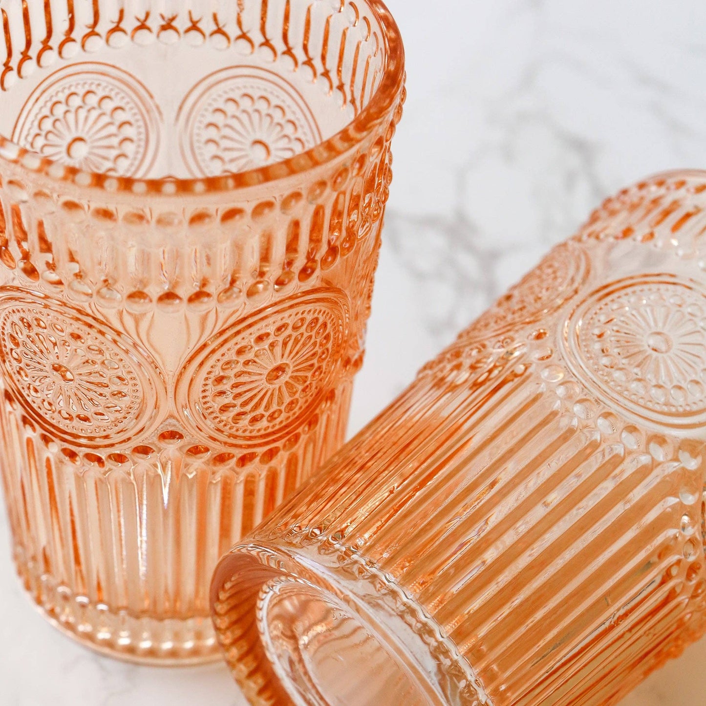 13 oz. Vintage Textured Rose Gold Drinkware
