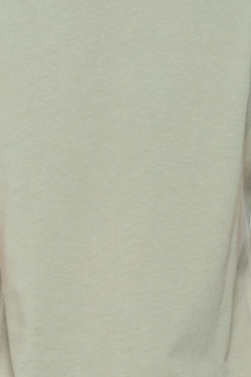 COTTON SHIRRED CROP TOP: SMALL / WALNUT