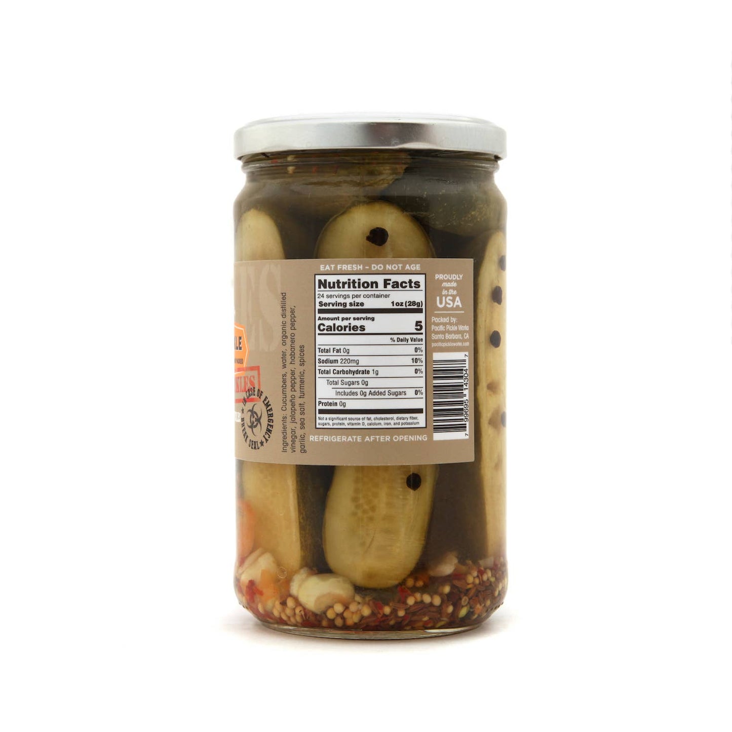 Pandemic Pickles - Habanero Caraway Pickles