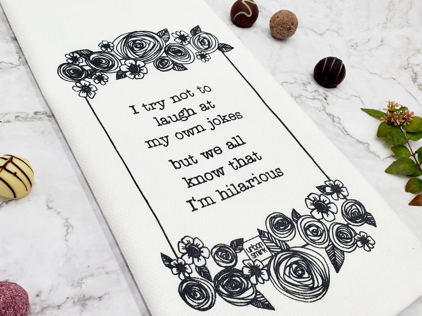 I'm Hilarious Funny Kitchen Towel for Dads, Friends & Family