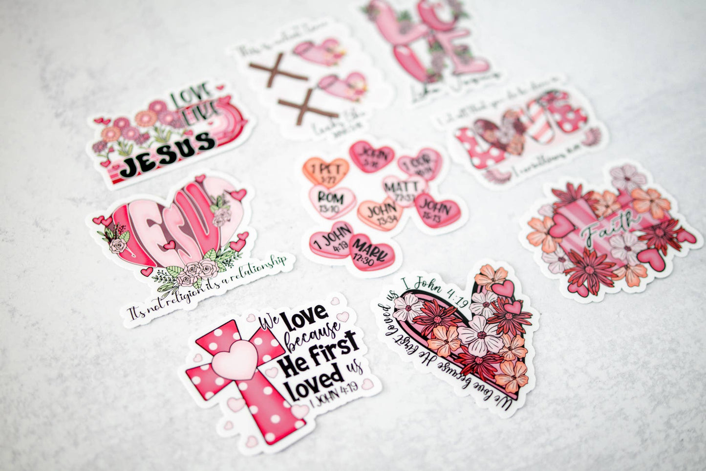 What Love Looks Like, Vinyl Sticker, 3x3 in.