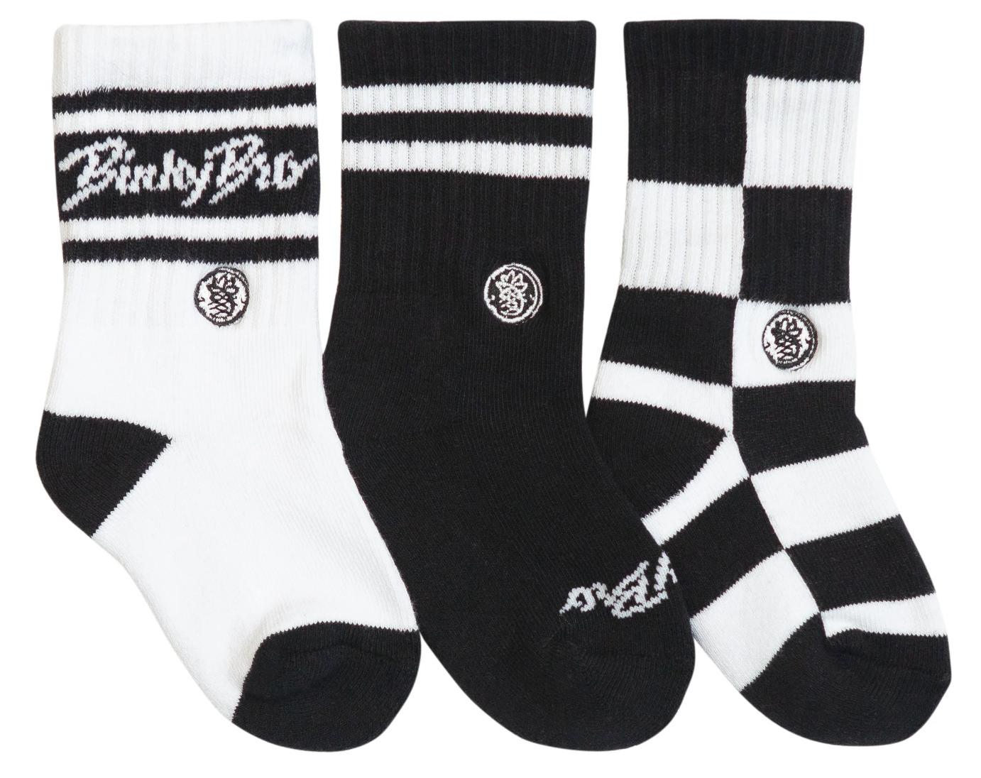 3-Pack Checkers Classic socks: Youth (3 years - 7 years)