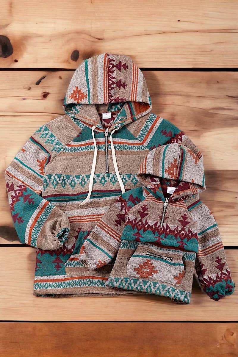 AZTEC PULLOVER SWEATER)UNISEX.TPG65113042-AMY: 4XL
