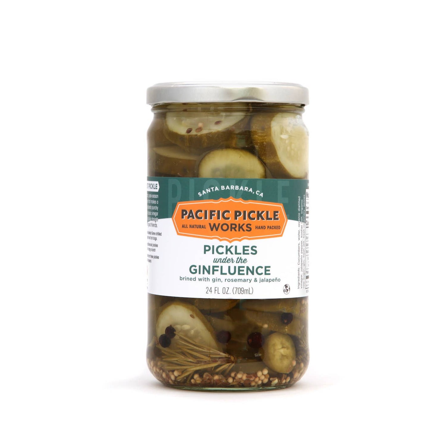Pickles Under The Ginfluence - Pickles brined with gin
