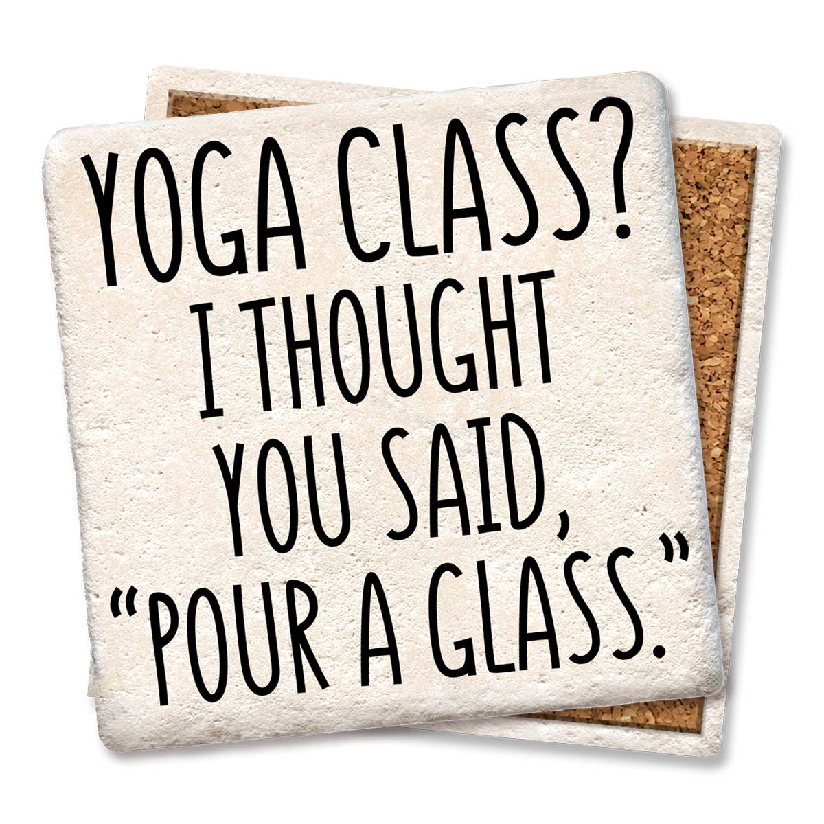 Coaster Yoga class? drink coaster