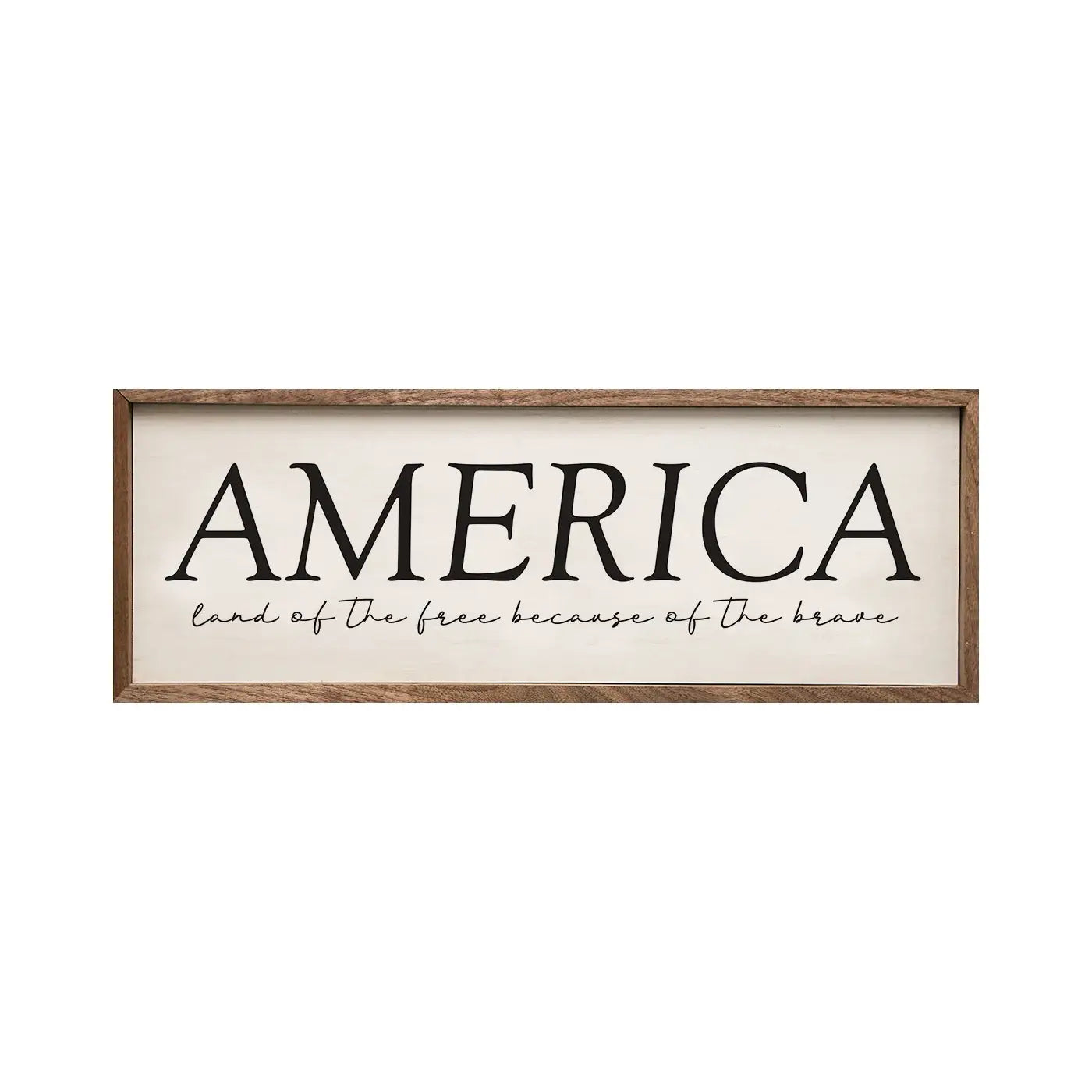 America Land Of The Free White