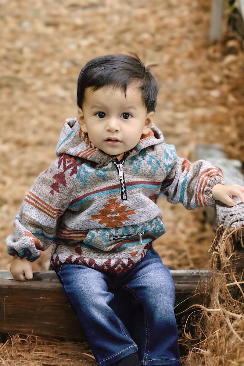 AZTEC PULLOVER SWEATER)UNISEX.TPG65113042-AMY: 6XL