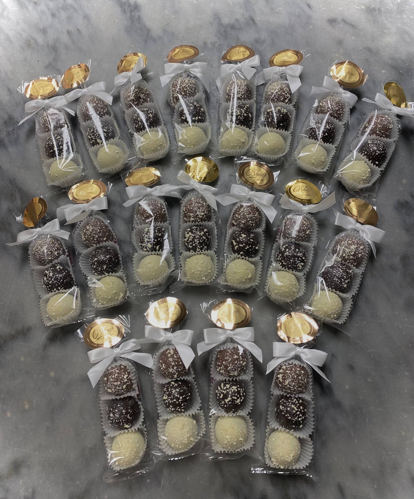 TRIO “RUM 🥃 ” Milk-Dark-White Chocolate 3PK w/ Bow