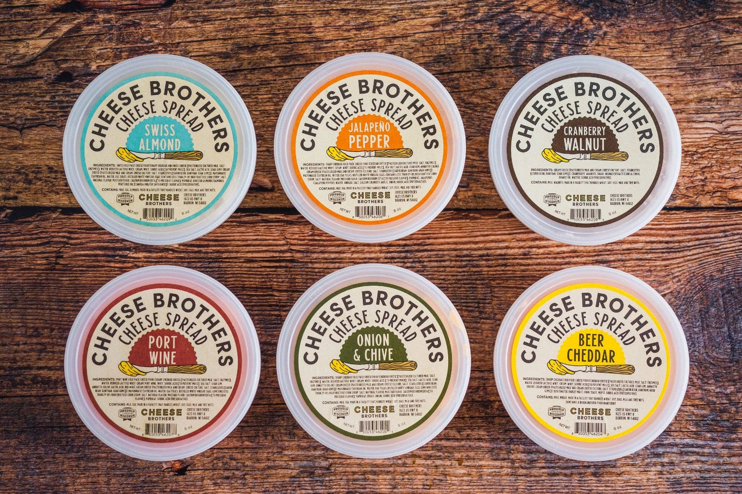 Artisan Cheese Spread Sampler (6-Pack)