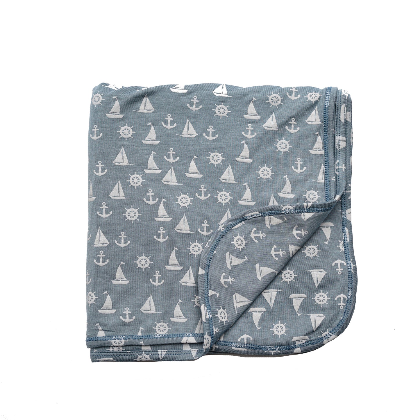 Anchor's Away Luxury Bamboo Swaddle Blanket