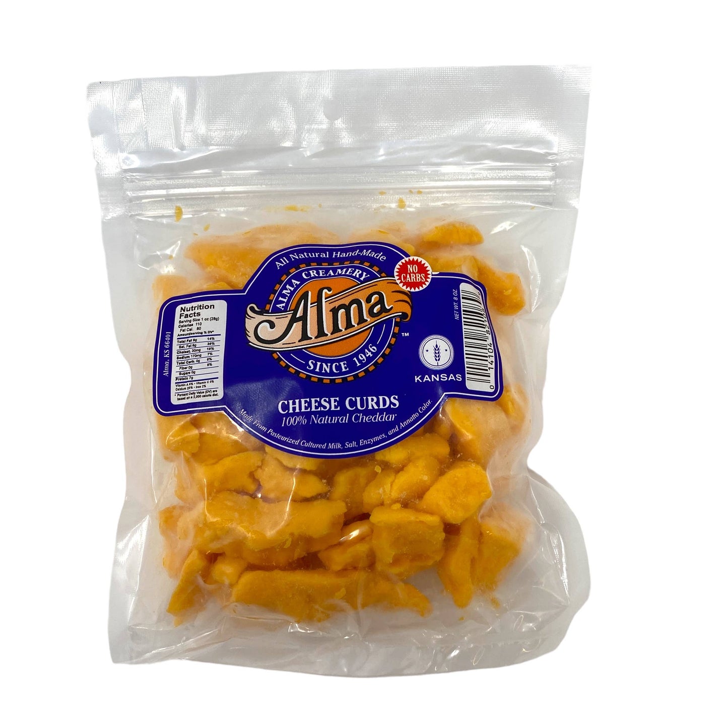 8oz. Yellow Cheddar Cheese Curds